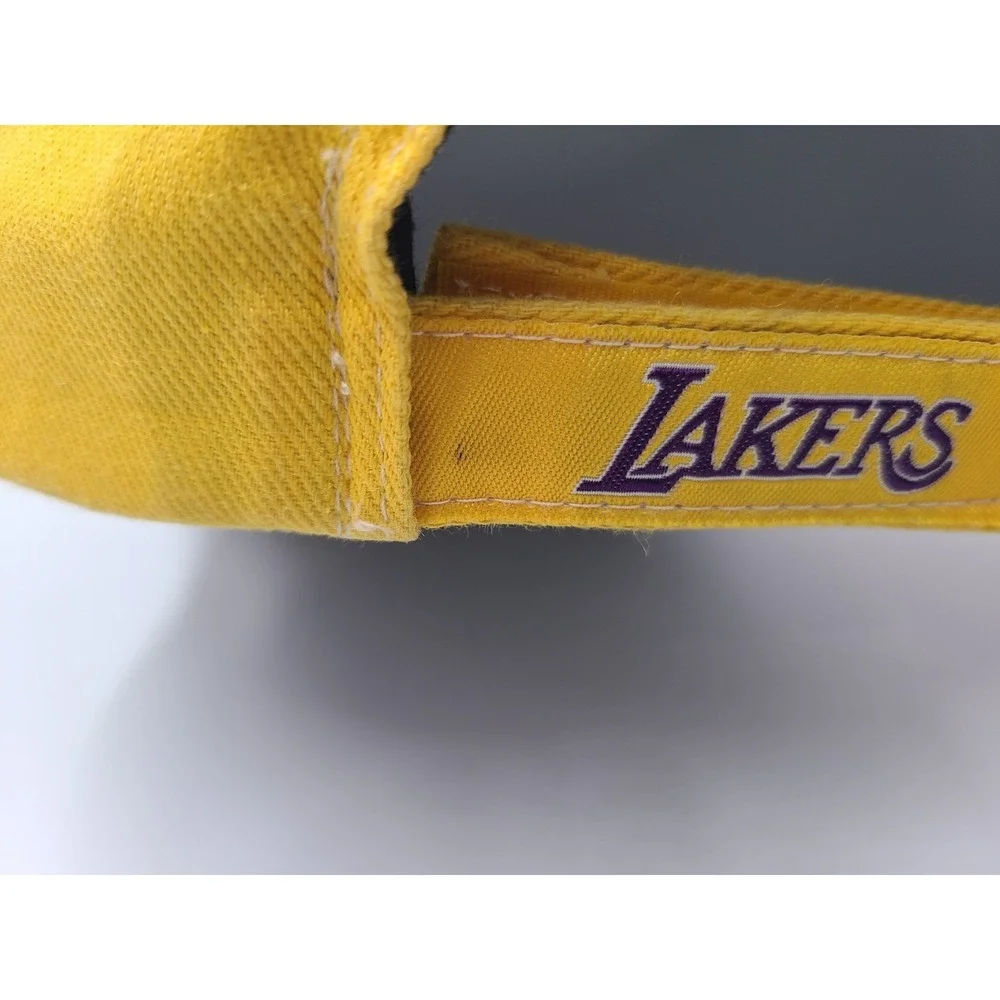 Vintage Youth‎ Los Angeles Lakers Kobe Bryant #8 Drew Pearson Hat Cap NBA Yellow